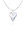 Collar de Plata 925 Rodiado con Cristales de Swarovski® Corazon 27mm Crystal AB