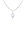Collar de Plata 925 Rodiado con Cristales de Swarovski® Corazon 12mm Crystal AB