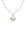 Collar de Plata 925 Rodiado con Cristales de Swarovski® Corazon 10mm Crystal AB